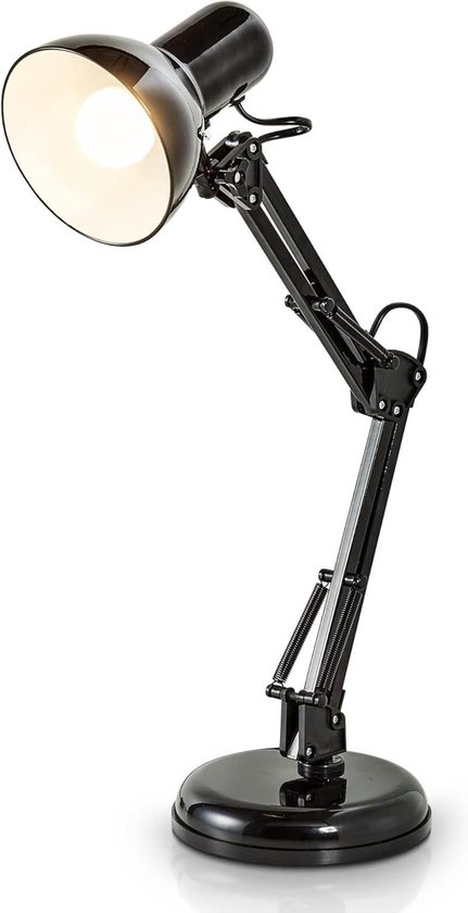 B.K.Licht I Wandlamp I metaal I industrieel lamp voor binnen I zwart I wandlampen I netstroom I retro plafondspot I met 1 lichts I wandspots I vintage muurlamp I draaibar I E27