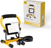 LED's Work Bouwlamp 2000 - Verstelbare beugel - Waterdicht (IP65) - Zwart geel