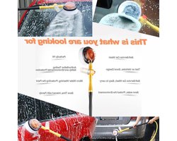 Rotary Wash Brush - Microfiber Chenille Auto Care Wasborstel - Reiniging Tool Voor Auto Wassen - Auto Wasdeken - Ramen Wassen - Nieuwe Technologie Telescopische wasborstel