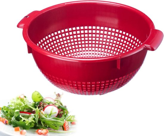 Zeef vergiet - verzonken handgrepen - bevestigingshaken - kunststof ...