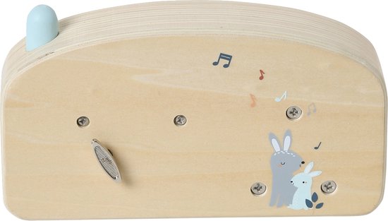 Vertbaudet Muzikale radio van FSC®-hout BOSVRIENDJES van VER — afbeelding 2