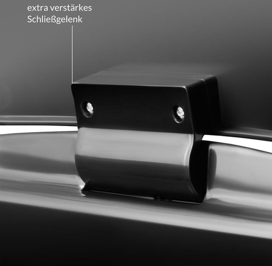 Monzana Prullenbak Automatisch Rond 50L 31x78cm Display Sensor Zilver
