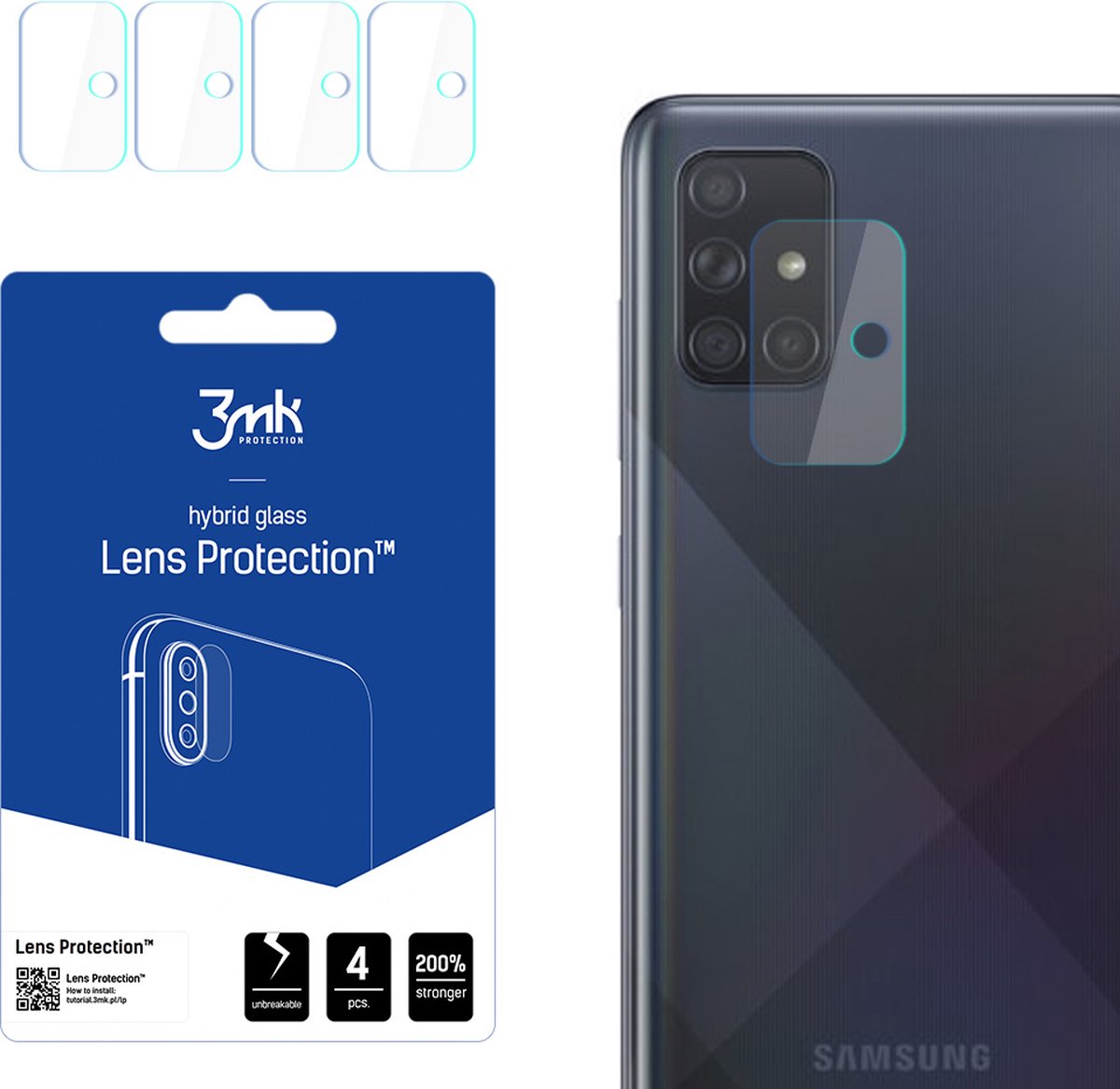 Samsung Galaxy A71 5G - 3mk Lens Protection