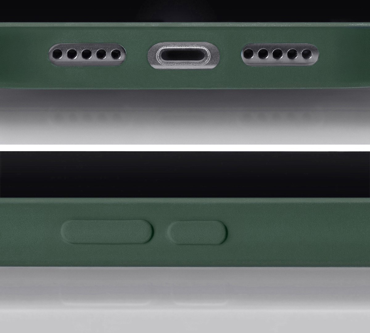 Mobilize Hoesje geschikt voor Samsung Galaxy A02s Telefoonhoesje Flexibel TPU | Mobilize Rubber Gelly Backcover | Galaxy A02s Case | Back Cover - Matt Green | Groen