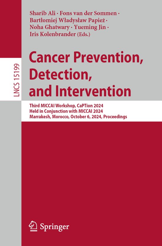 Lecture Notes in Computer Science15199- Cancer Prevention, D ... - cover