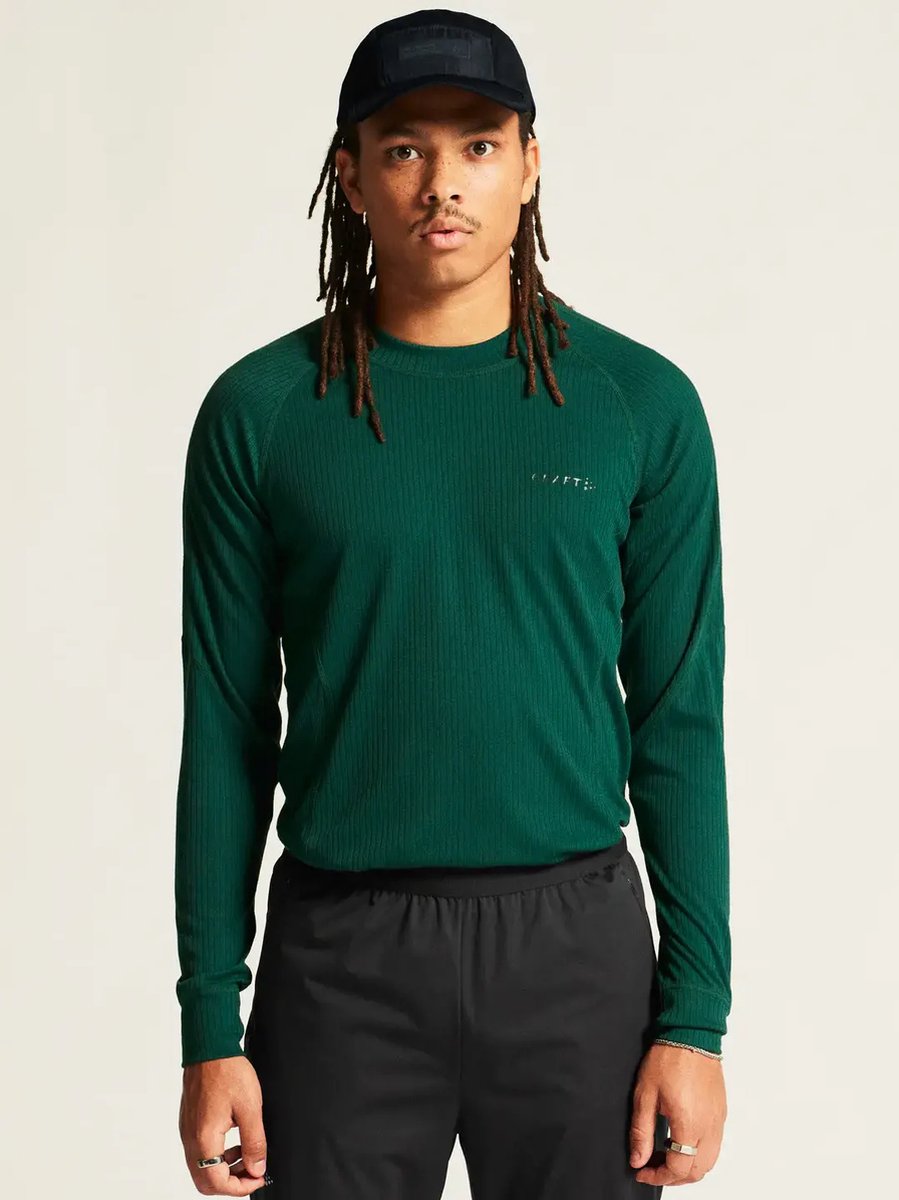 Craft thermoshirt Core - set van 2 wit/zwart