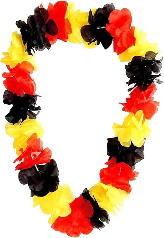 Hawaii ketting regenboog neon kleuren