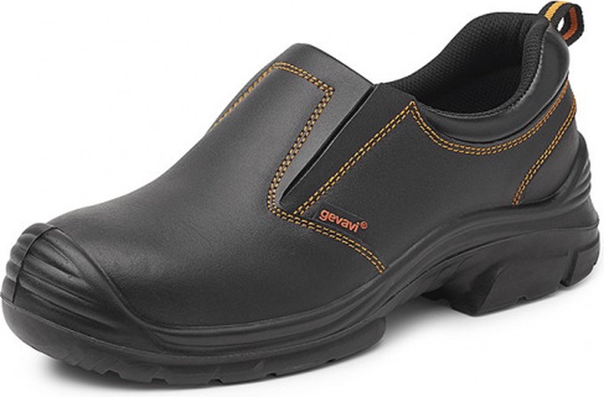 Gevavi Safety Werkschoen Gs35 S3 Instapper Zwart Werkschoenen
