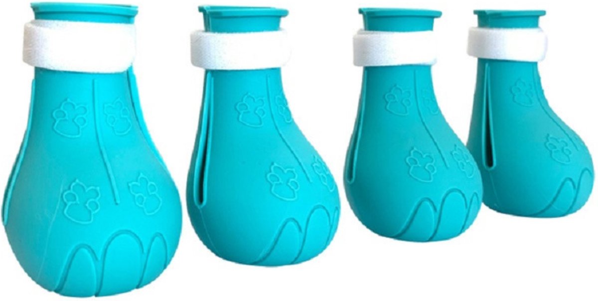Bovista Anti Krab Katten - Anti Krab - Nagelhoesjes Kat - Kattennagels - Krab Bescherming Katten - Dierenarts - Blauw - 4 Stuks