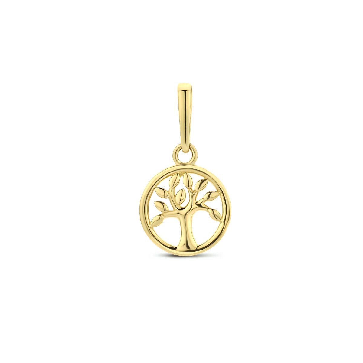 14K geelgoud hanger levensboom 4028300