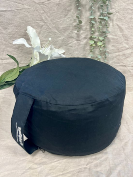 YogaStyles Meditatiekussen Comfort Zwart - Extra hoog van YogaStyles — afbeelding 4