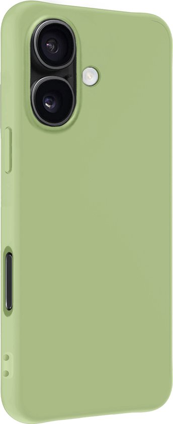 Coque adaptée pour iPhone 16 Plus Coque en Siliconen – Coque adaptée pour iPhone 16 Plus Coque arrière – Vert – Lot de 2