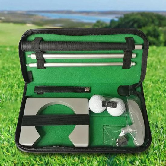 Putter Set Draagbare Mini Golf Apparatuur Praktijk Kit - Afneembare Putter Bal - Indoor/Outdoor Golf Trainer — afbeelding 2