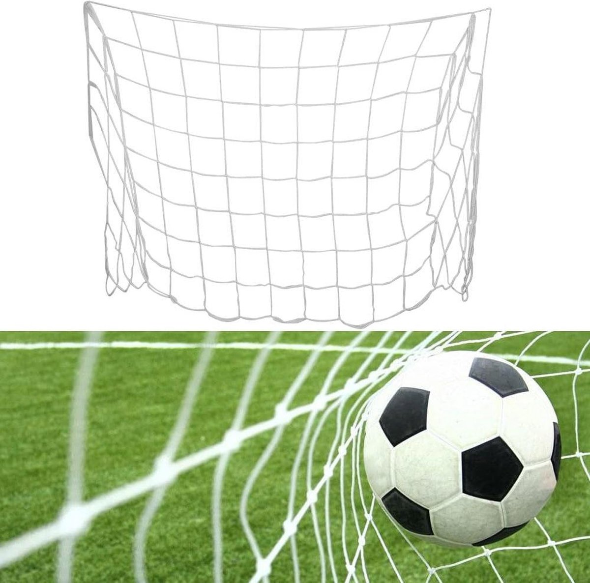 Vervangend voetbaldoel trainingsnet - volledige maat - sport net voor doelen - wedstrijden training - 20 x 15 m.
