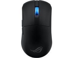 ASUS ROG Harpe Ace Mini Zwart - Muis Bedraad & draadloos - optisch - 42000 DPI - USB Type-C - Bluetooth - 2.4Ghz - Zwart