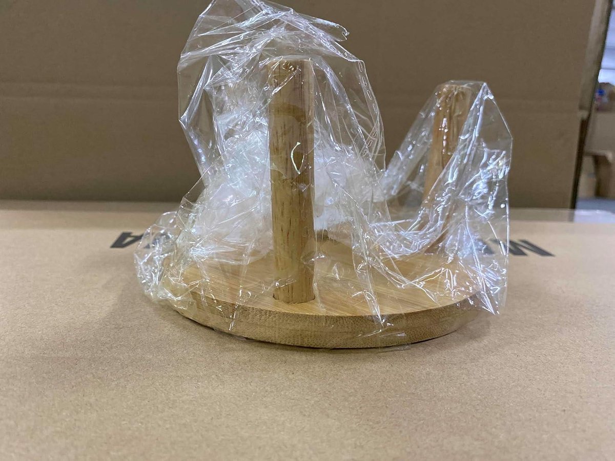 Mini-kruk van hout, tentoonstellingsstandaard, rek voor potplanten, vetplanten, bonsai, bloempotstandaard van houtnerf, bloempotstandaard (natuurlijk hout, L