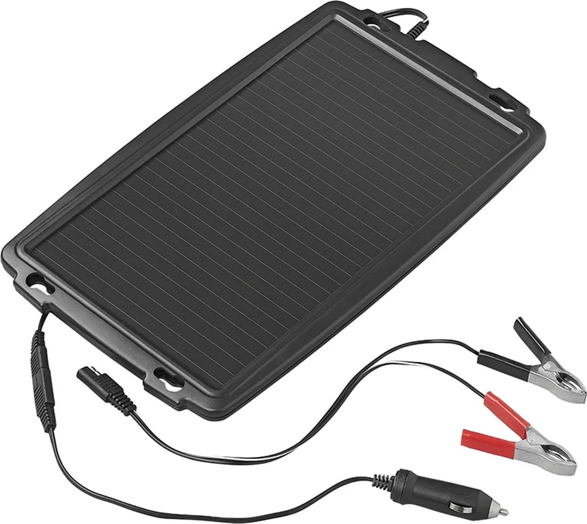 VCTparts® Solar Zonnepaneel Druppellader 12V 24W Zuignap Sigarettenaansteker & Accuklem