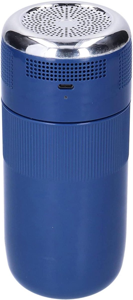 380ML Draagbare Autokoeler - USB Drankkoeler voor Buitensporten - Koude Waterkoker voor Wijn en Sap - Herbruikbaar - Ijsthee - Donkerblauw