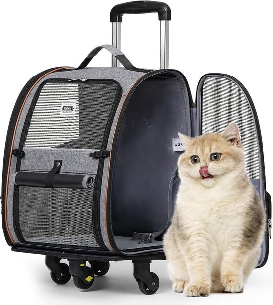 Sac à dos pour chien et chat, chariot en – Grande boîte de