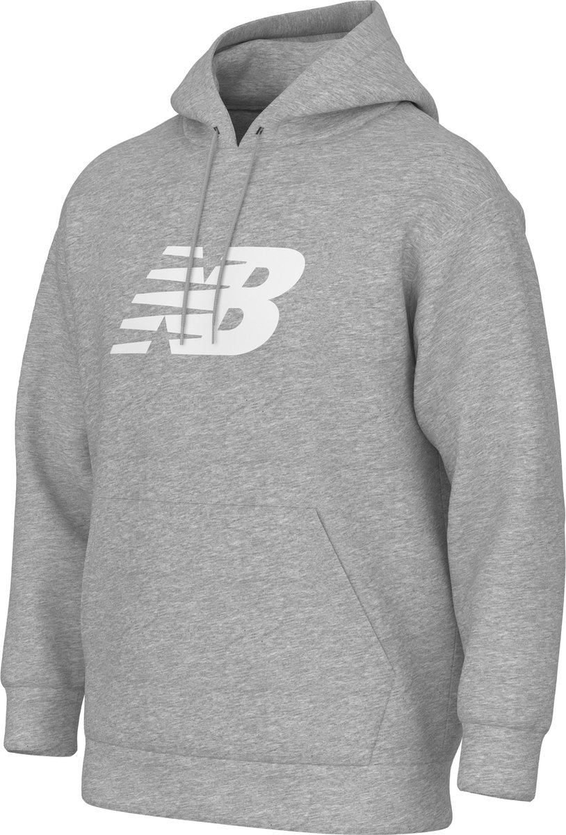 New Balance Sport Core Brushed Hoodie Heren Trui ATHLETIC Grijs
