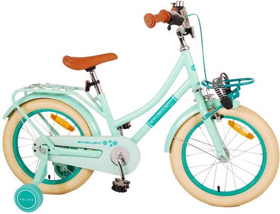 Volare Excellent Kinderfiets - Meisjes - 16 inch - Groen - 95% afgemonteerd van Volare — afbeelding 3