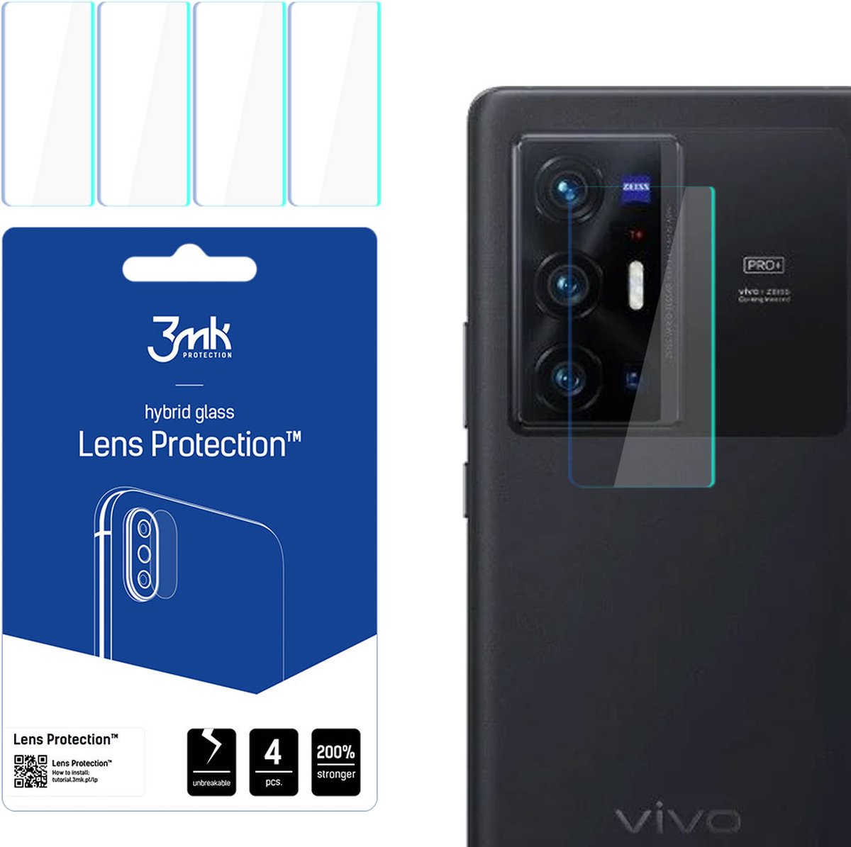 Vivo X70 Pro - 3mk Lens Protection