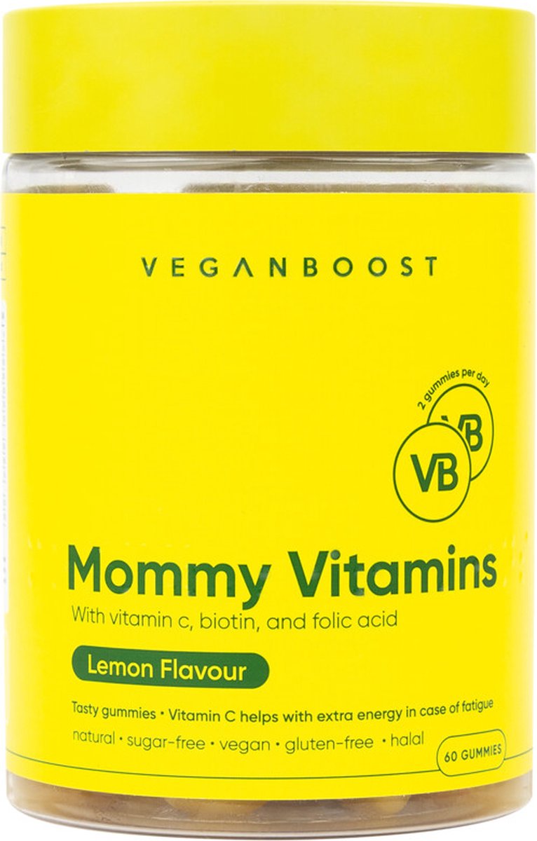 Goedkoopste Veganboost Hair Vitamins Mommy Lemon 60 gummies