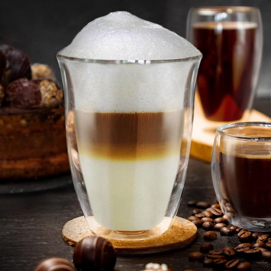 Creano Dubbelwandige Glazen DG V, Set Van 2, Grote Thermoglas Dubbelwandig Borosilicaatglas Koffieglazen Theeglazen Latteglazen 663325297 Creano Dubbelwandige Glazen DG V, Set Van 2, Grote Thermoglas Dubbelwandig Borosilicaatglas Koffieglazen Theeglazen Latteglazen 663325297
