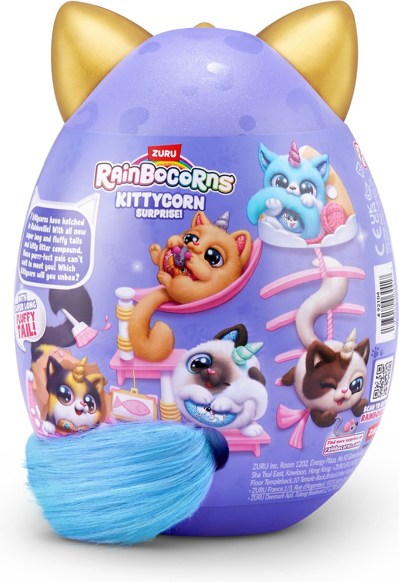 Rainbocorns Kittycorn Surprise Serie 3 - Maine Coon kat van ZURU — cadeau in Spellen & Speelgoed - foto 8