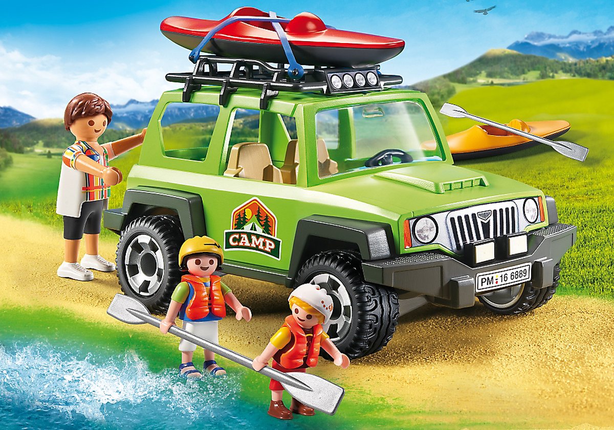 Playmobil Familieterreinwagen met kajaks - 6889 — afbeelding 11