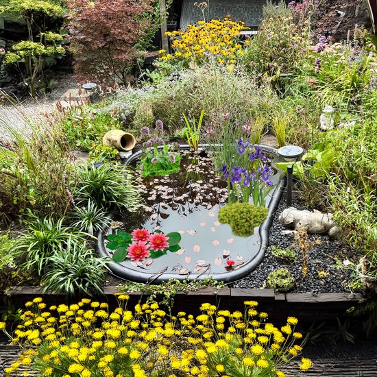 Mini vijver of kleine vijver maken: tuin, terras óf balkon