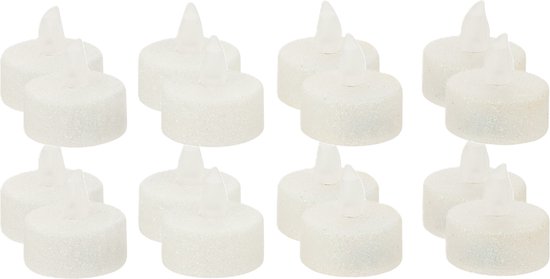 Feeric lights and christmas LED theelichtjes/waxinelichtjes - 16x -wit