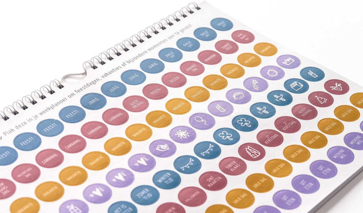 Maan Amsterdam Weekplanner inclusief stickervel - To do planner - Werkplanner - Ongedateerd - A4 - Universe — afbeelding 13