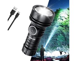 Wurkkos TS11S Led-zaklamp met 7 lichtmodi oplaadbaar USB C waterdichte handlamp voor kamperen en wandelen