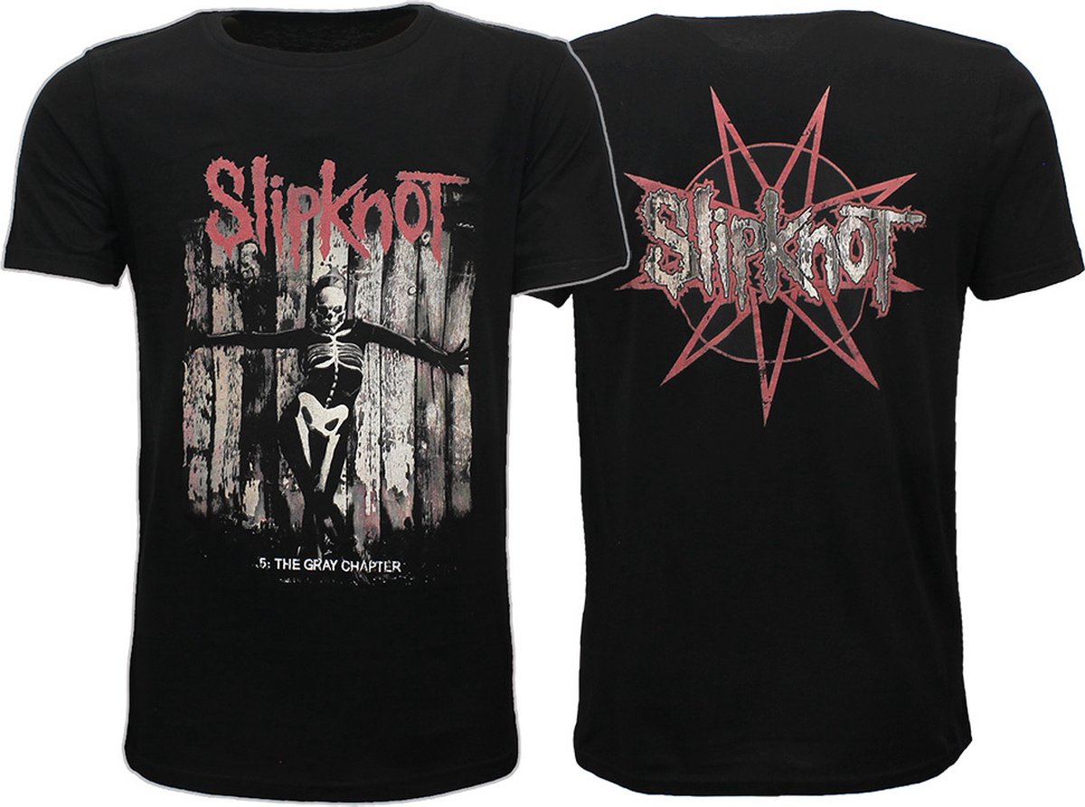 Slipknot The Gray Chapter Album Design T-Shirt - Officiële Merchandise - S