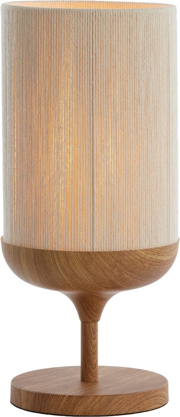 Light & Living Tafellamp Dania - Crème/Naturel - Ø22.5x50cm - Modern