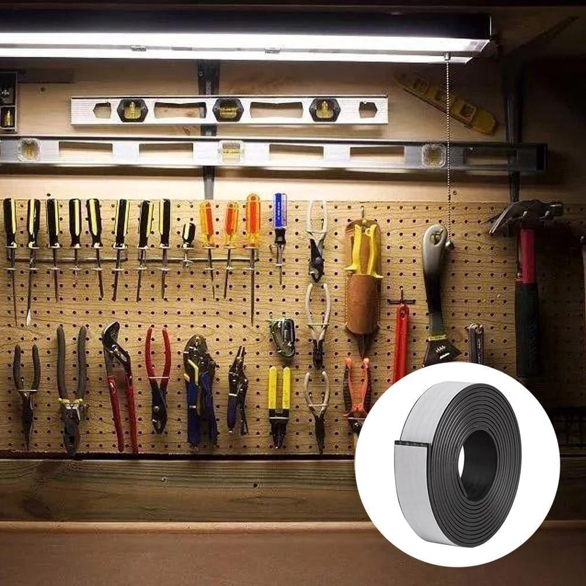 Ruban Magnétique Autocollant A+B Ultra Puissant - 2 Rouleaux De 20 Mm X 2 M, Idéal Pour Moustiquaires Et Fenêtres