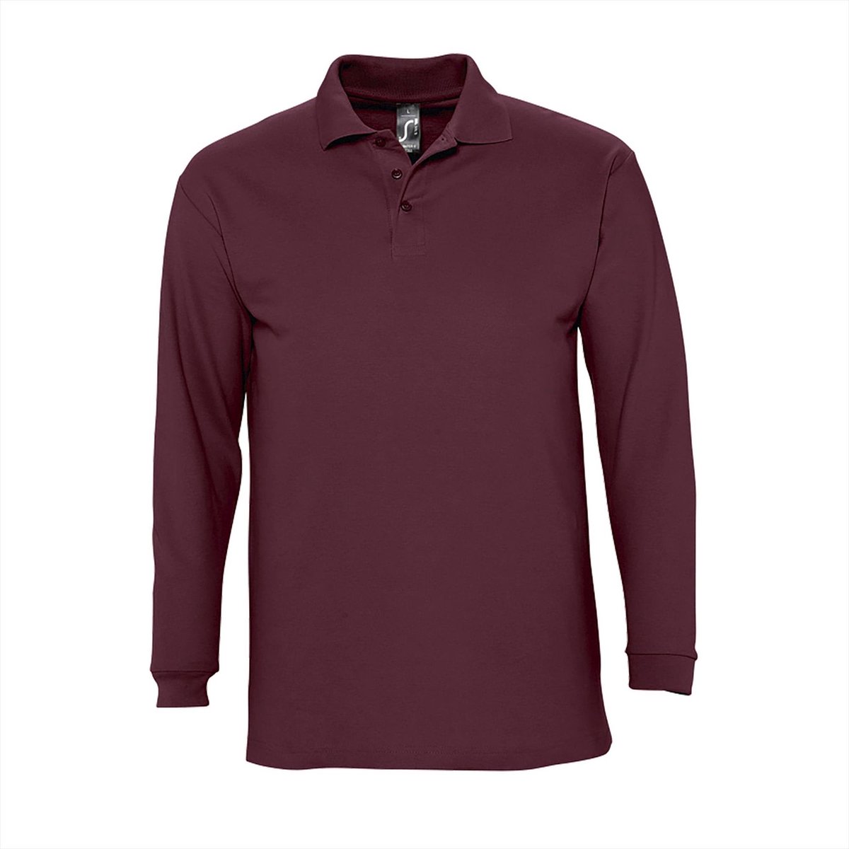 SOL'S Long Sleeve Polo Winter II L549 - Burgundy - L