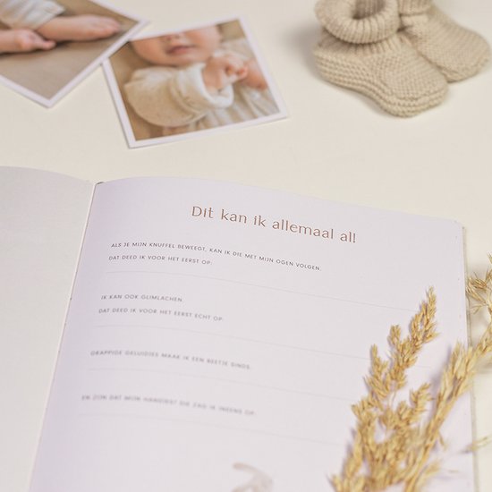 Little Dutch Babyboek 'Mijn eerste jaar' Baby Bunny FSC van Little Dutch — afbeelding 3