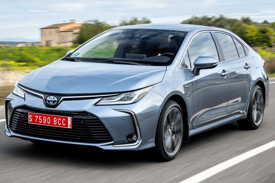 Tapis de voiture de voiture Toyota Corolla - Année de construction : 03/2019 - 2022 - Ajustement d'origine - 4 pièces - Velours