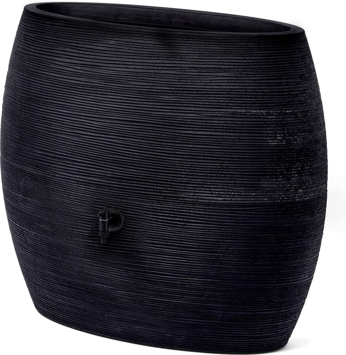 Capi Europe - Regenton Rib 250L - 48x102x92 - Grijs - Voor buiten - Breukbestendig - Lichtgewicht - Levenslang garantie