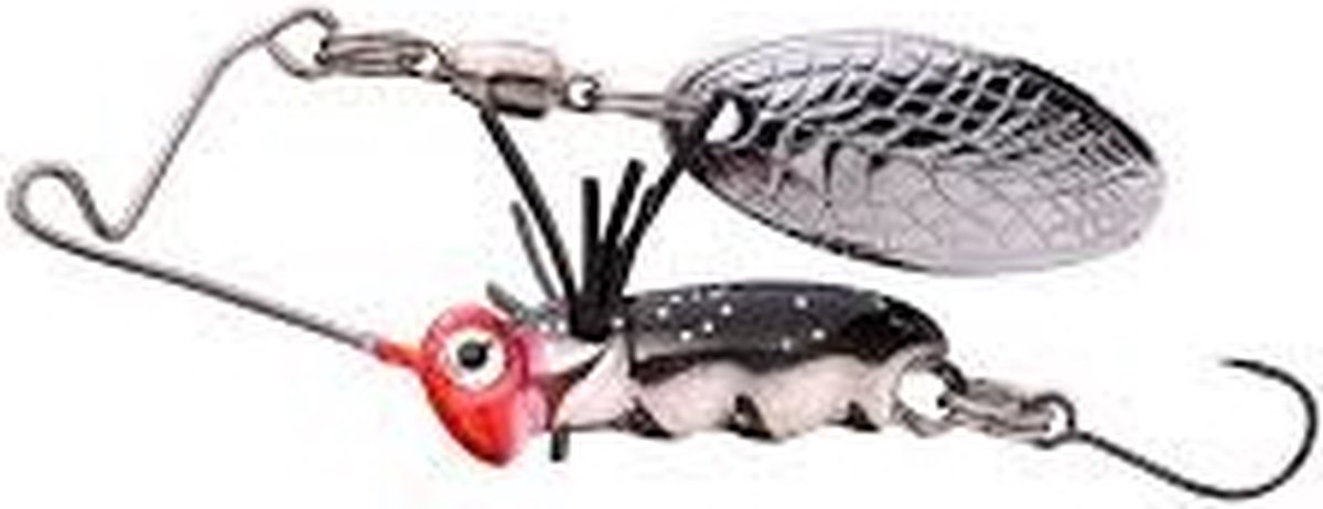 Spro Larva Micro Spinnerbait UV 4cm - 7g - Triple Hook 10 - Kleur : Salmon Trout
