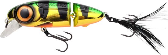 Spro Iris Underdog Jointed - 8 cm - hot tail van Spro — afbeelding 4