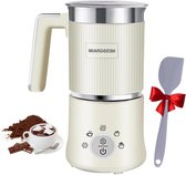 Bol.com Electric Induction Milk Frother 5-in-1 500 ml - Dishwasher Safe - Cocoa Function - Hot Chocolate Cold-Hot Milk Foam Warm... aanbieding