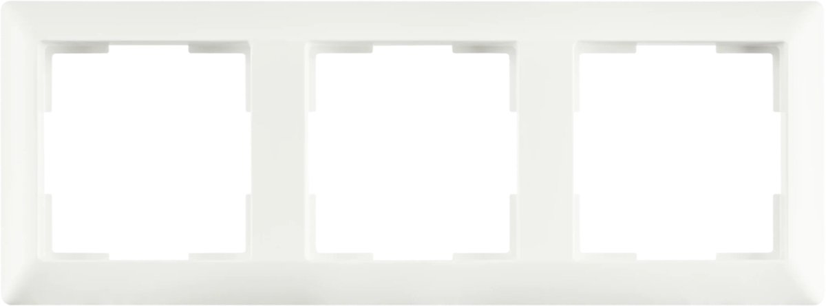 ION Industries afdekraam 3-voudig J1 alpin wit mat (80.301.315)