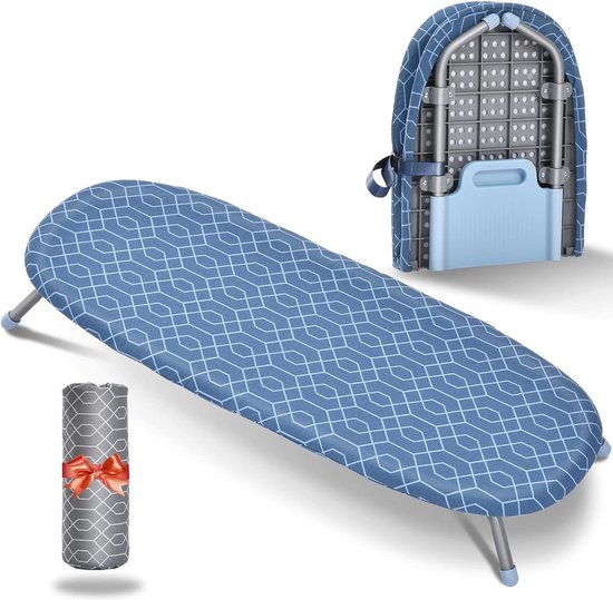 KINGRACK Opvouwbare tafel-strijkplank, klein, met 2