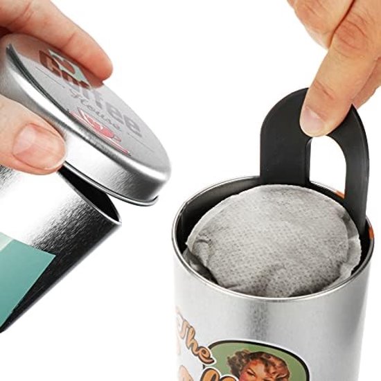 Koffiecapsulebox Stora-opslagcontainer voor koffiepads met geïntegreerde lifter