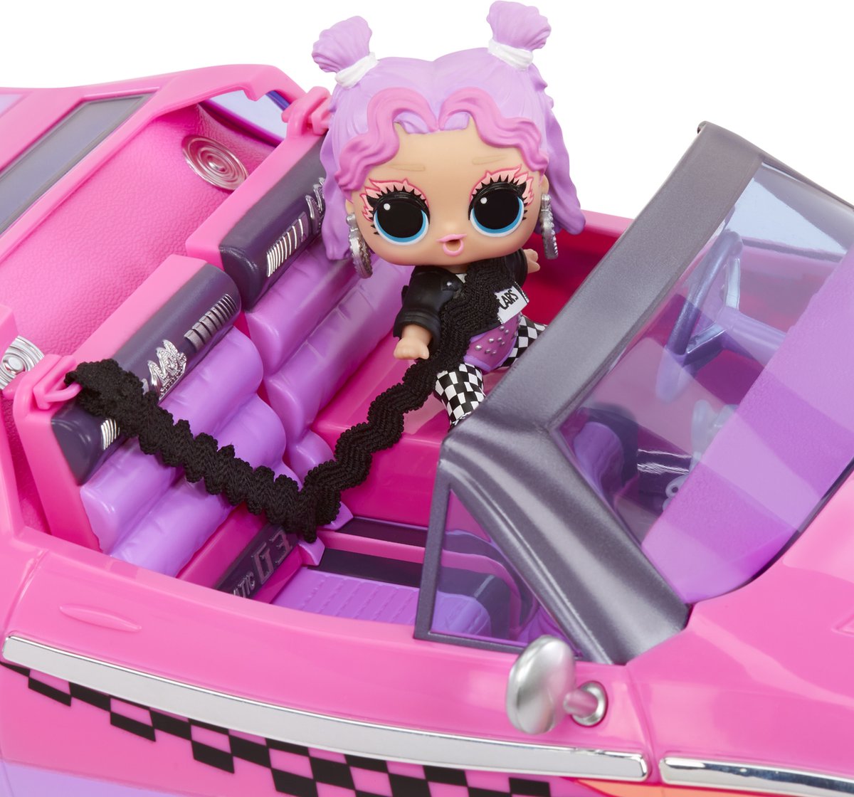 L.O.L. Surprise City Cruiser Auto - Roze/paarse cabrio - Met exclusieve minipop - Met modepop — afbeelding 3