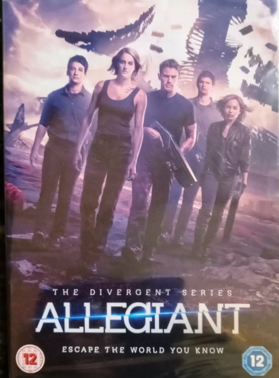 The Divergent Series: Allegiant dvd hoes met Shailene Woodley, Theo James, Ansel Elgort en Miles Teller. Escape The World You Know.
