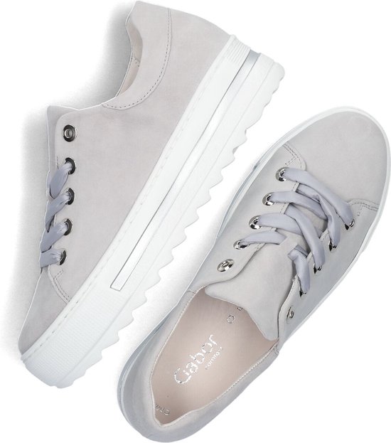 Foto: Gabor 496 lage sneakers dames grijs maat 38